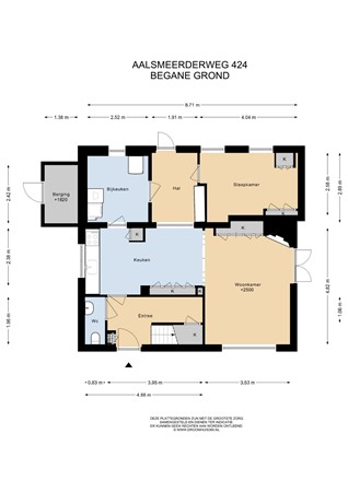 Floorplan - Aalsmeerderweg 424, 1432 EG Aalsmeer